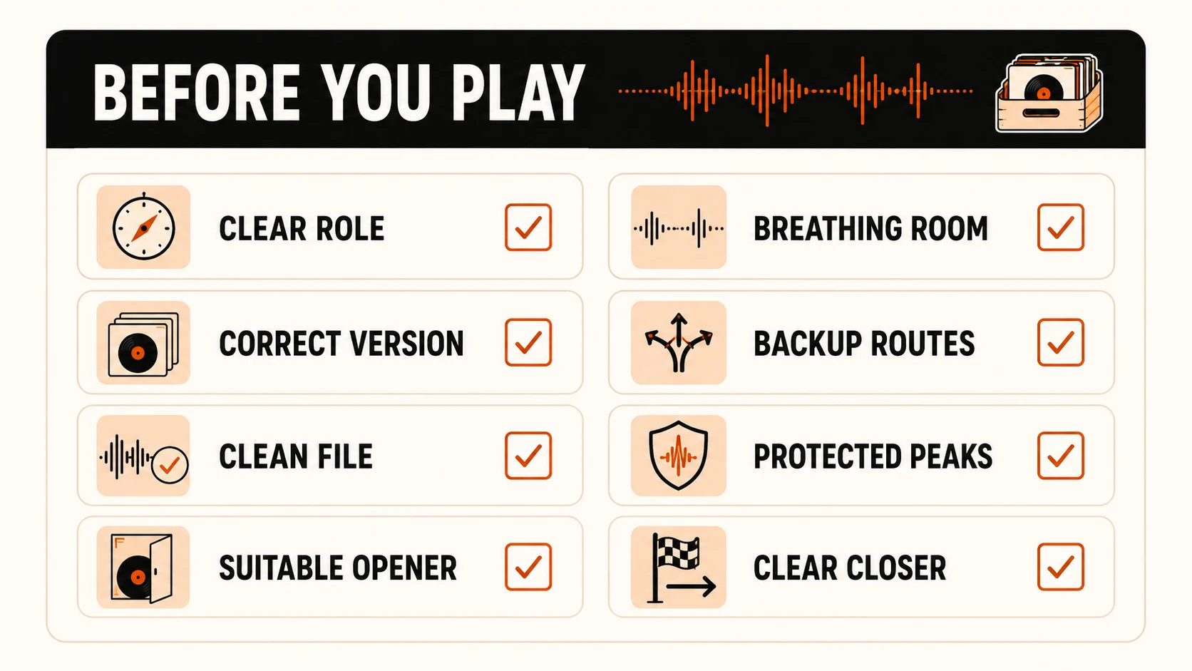 Final Music Checklist